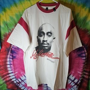 Vintage 2pac Makaveli 2 Tone Shirt Size L (FITS LIKE XL) Grail